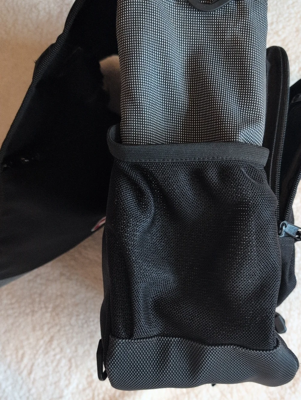 Black Swiss Messenger Bag / Backpack